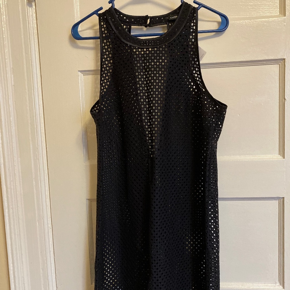 black La Perla lace coverup